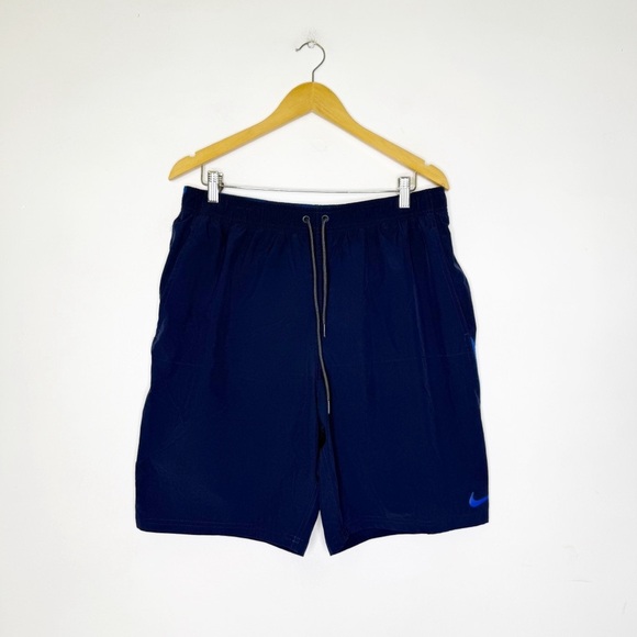 Nike Men's Navy Blue Swim Shorts Bathing suit Size XL - Picture 1 of 5